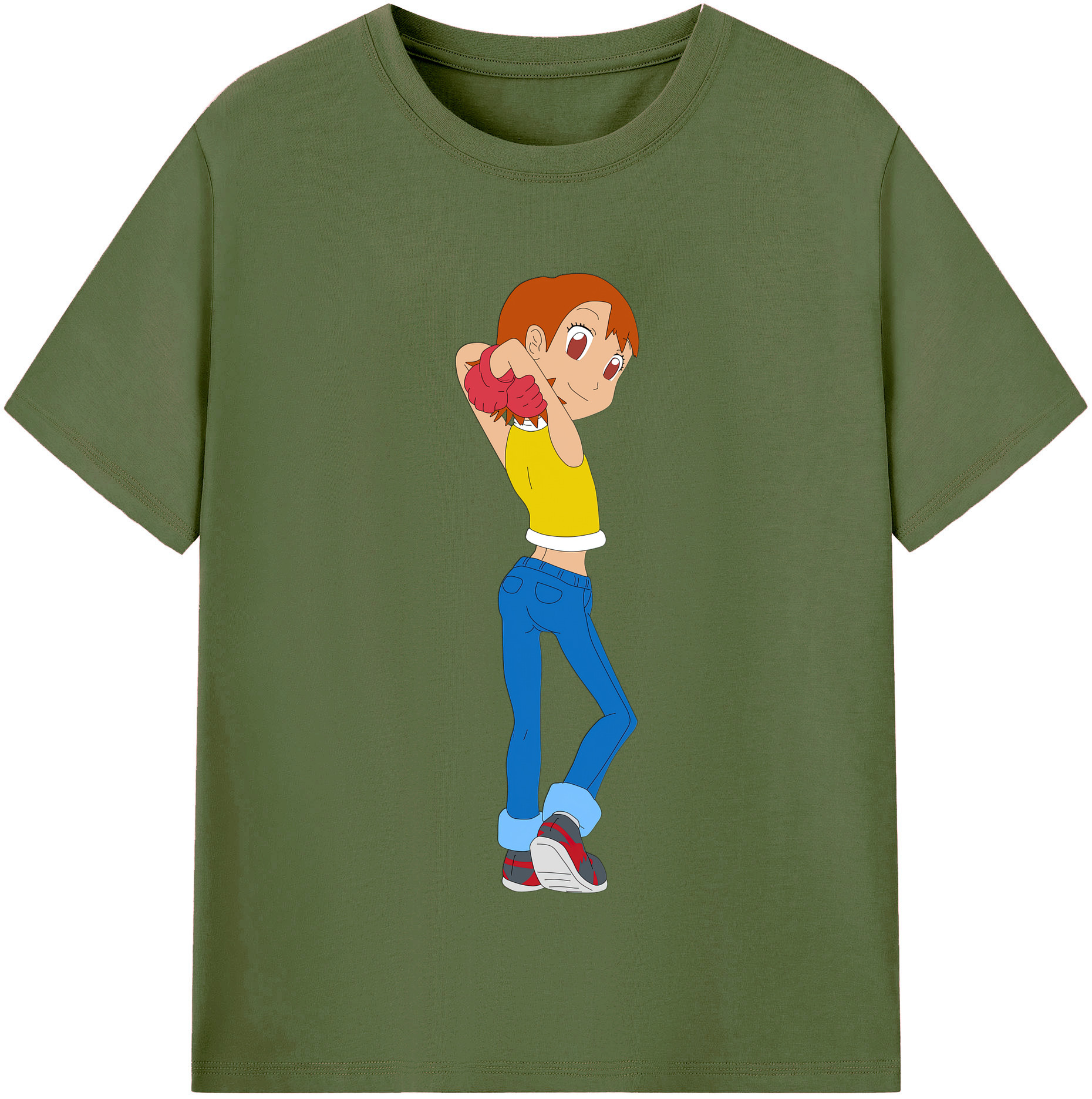 （画像用） Digimon デジタルモンスター/デジモン 綿100％半袖Tシャツ（フロントプリント）